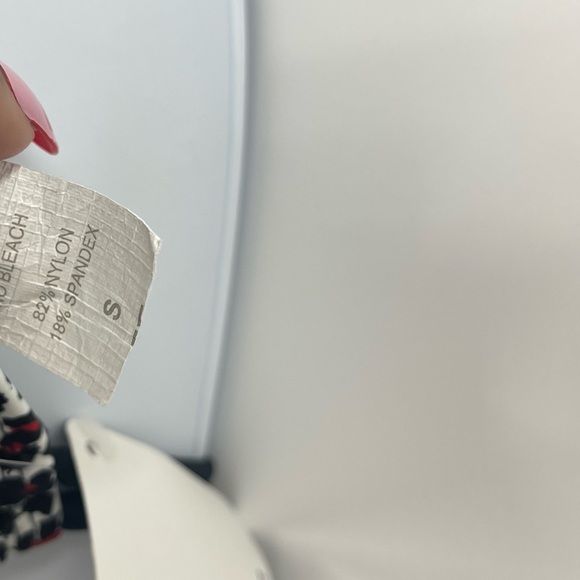 Vintage Y2K Deadstock NC State Leopard Bikini Top Size Small - Picture 4 of 6